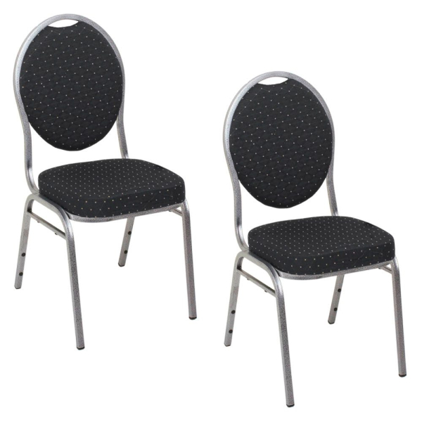 4041908139016 - 2er Set Gartenstuhl Bankett schwart Essstuhl Garten Terrasse Stuhl Gartenmöbel 4041908139016 - 2er Set Gartenstuhl Bankett schwart Essstuhl Garten Terrasse Stuhl Gartenmöbel