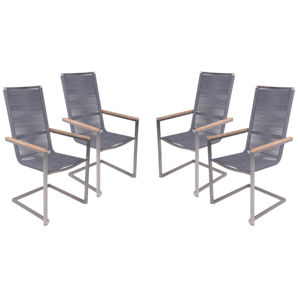 4041908139078 - 4er Set Freischwinger Pavia Hochlehner Küchenstuhl Wohnzimmer Esszimmer Stuhl 4041908139078 - 4er Set Freischwinger Pavia Hochlehner Küchenstuhl Wohnzimmer Esszimmer Stuhl