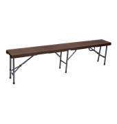 Sitzbank TABORA 304793 braun Kunststoff 180,0 cm