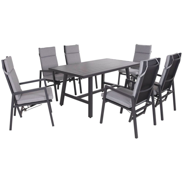 4041908143624 - Sitzgruppe NEREA anthrazit Metall 7-teilig 4041908143624 Garden Pleasure 4041908143624 - Sitzgruppe NEREA anthrazit Metall 7-teilig 4041908143624 Garden Pleasure