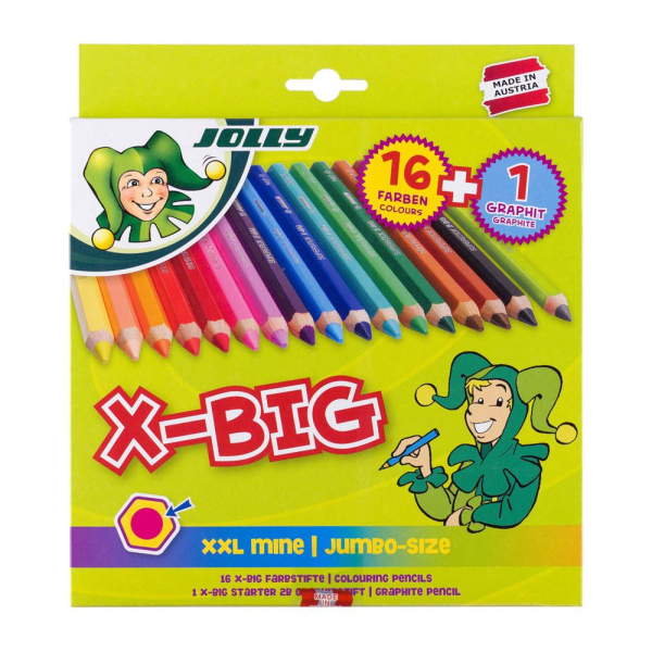 9014400348816 - sax design X-BIG Buntstifte farbsortiert 9014400348816 17 Stück 9014400348816 - sax design X-BIG Buntstifte farbsortiert 9014400348816 17 Stück