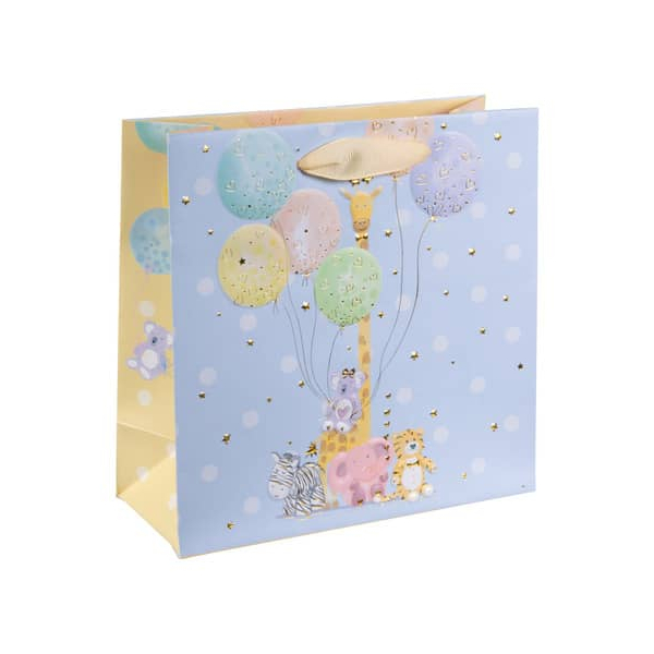 6 Stück TURNOWSKY Geschenktasche 46 403, Ballon Party, 180mm x 180mm 4009835464038 TURNOWSKY
