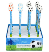Bleistift mit Radiergummi Fussball