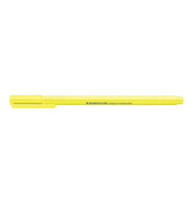Textmarker triplus, 362 C-100, gelb, 1-4mm Rundspitze