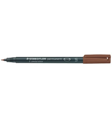Folienstift Lumocolor, 313-7, braun, 0,4mm, Rundspitze