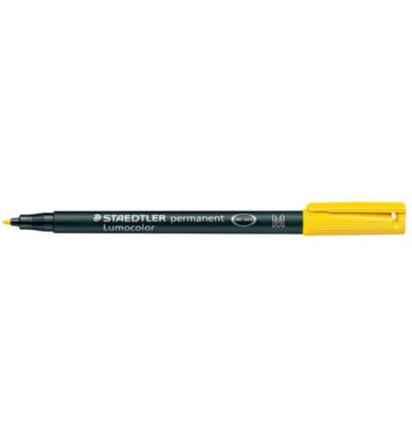 Folienstift Lumocolor, 317-1, gelb, 1mm, Rundspitze