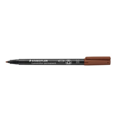 Folienstift Lumocolor, 317-7, braun, 1mm, Rundspitze