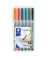 Folienstift B farbig sortiert 1,0-2,5 mm permanent 6er-Etui