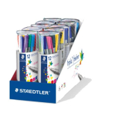 Fineliner-Set triplus 334, 334 PR12, silber (Schreibfarbe: 12-farbig sortiert), 0,3mm