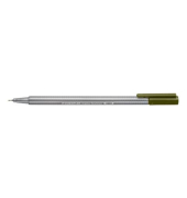 Fineliner triplus 334, 334-57, silber (Schreibfarbe: olivgr&uuml;n), 0,3mm