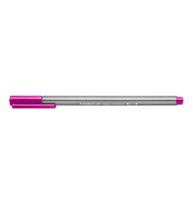 Fineliner triplus 334, 334-61, silber (Schreibfarbe: rotviolett), 0,3mm