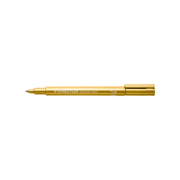 10 Stück Staedtler Lackmarker 8323-11, Stift, metallic gold, 1-2mm Rundspitze 4007817832004 Staedtler