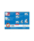 Schulheft 1957729 x.book, Lineatur 0 / Schreiblern-Lineatur / keine, A5 quer, 80g, blau, 16 Blatt / 32 Seiten