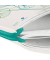 Notizbuch 50033645, GreenLine, weiß, A4, liniert+kariert, 80g, 80 Blatt / 160 Seiten