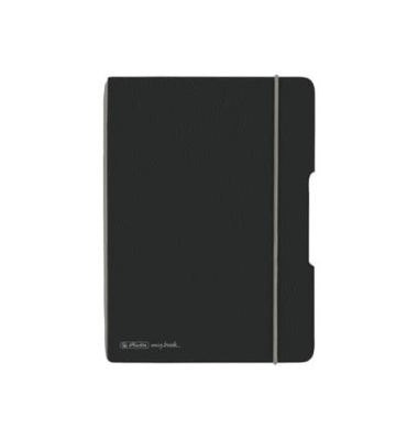 Notizbuch 50033768, my.book flex, schwarz, A5, punktkariert, 80g, 40 Blatt / 80 Seiten