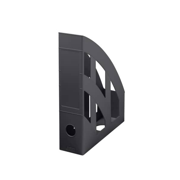 4 Stück Herlitz Stehsammler classic recycling 50033980, A4/C4, anthrazit, Kunststoff, 76mm 4008110261553 Herlitz