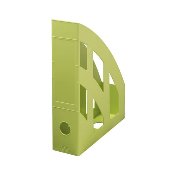 4 Stück Herlitz Stehsammler classic recycling 50034017, A4/C4, hellgrün, Kunststoff, 76mm 4008110261584 Herlitz