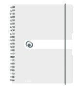 Collegeblock 11293107 easy orga to go, kariert / kariert, A4, 80g, transparent, 80 Blatt