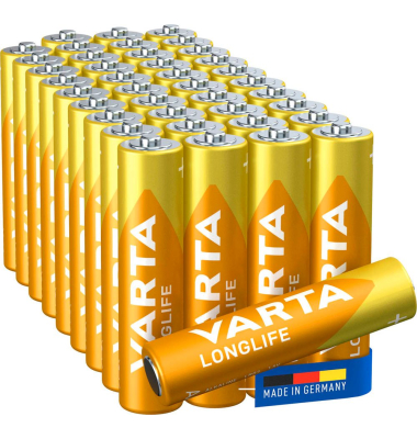 Batterien LONGLIFE, AAA / Micro / LR03, 1,5 Volt