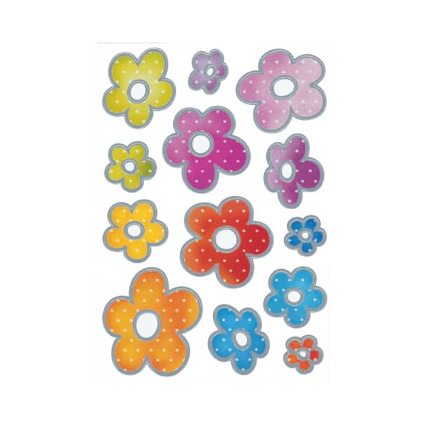 10 Stück Herma 3332 Decorsticker Schmucketikett Blumen 4008705033329 Herma 39 Stück