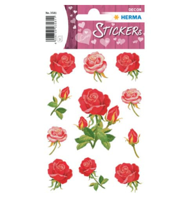 3581 Schmucketikett Rosen