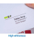 Etikett 70x42mm weiss PREMIUM A4 10500Et 500Bl 21Et Bl LaserInkCopy,