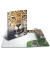 Eckspannmappe 7137, A4 Motiv "Leopard" Karton, mit 3 Einschlagklappen