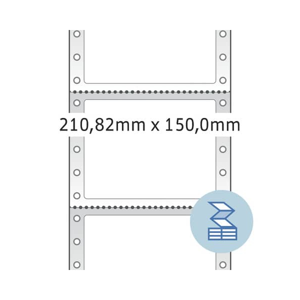 4008705082693 - Computer Etiketten 1-bahnig weiß 21082 x 150mm 8269 4008705082693 1000 Stück