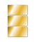 15287 Schmucketikette - 34 x 67 mm gold