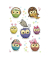 Sticker MAGIC Eulenkinder Transpuffy