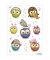 Sticker MAGIC Eulenkinder Transpuffy