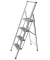 Tritthocker 601013100 Klapptritt, 1 x 4 Stufen, alu, Aluminium