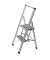 Tritthocker 601011100 Klapptritt, 1 x 2 Stufen, alu, Aluminium