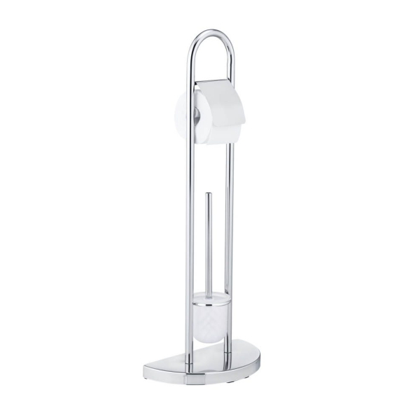 4008838910979 - WC-Garnitur Raumwunder Silber glänzend Stahl chrom Polypropylen satiniert - silber glänzend - Wenko 4008838910979 - WC-Garnitur Raumwunder Silber glänzend Stahl chrom Polypropylen satiniert - silber glänzend - Wenko