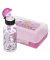 Brotdose Prinzessin, 518137, pink/rosa, Prinzessin, 1 Set, Trinkflasche: 0,4 L Brotdose ca.1 L