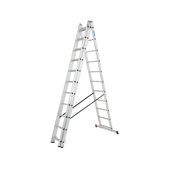 4009199030429 - Krause Systems - Krause Corda Alu Vielzweckleiter Sprossenleiter 3 x 11 Tritte Sprossen l 645 cm 4009199030429 - Krause Systems - Krause Corda Alu Vielzweckleiter Sprossenleiter 3 x 11 Tritte Sprossen l 645 cm