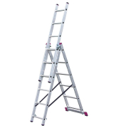 Alu Vielzweckleiter 033 Corda 3 x 6 Stufen