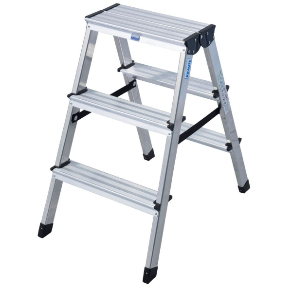 4009199120328 - Krause 120328 Aluminium Stufen-Doppelleiter Arbeitshöhe (max) 220 m Silber DIN EN 131 24 kg 4009199120328 - Krause 120328 Aluminium Stufen-Doppelleiter Arbeitshöhe (max) 220 m Silber DIN EN 131 24 kg