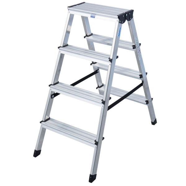 4009199120335 - Krause 120335 Aluminium Stufen-Doppelleiter Arbeitshöhe (max) 240 m Silber DIN EN 131 25 kg 4009199120335 - Krause 120335 Aluminium Stufen-Doppelleiter Arbeitshöhe (max) 240 m Silber DIN EN 131 25 kg