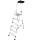 Alu Leiter 1265 Monto Secury 6 Stufen mit Multi-Grip