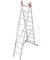 Alu Vielzweckleiter 1296 Monto Tribilo 3 x 9 Stufen