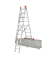 Alu Vielzweckleiter 1297 Monto Tribilo 3 x 8 Stufen