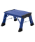 Aluminium Doppel-Klapptritt klappbar Arbeitshöhe (max.): 2.20 m Krause Treppy PlusLine 130341 Blau 1.8 kg