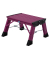 Aluminium Doppel-Klapptritt klappbar Arbeitshöhe (max.): 2.20 m Krause Treppy PlusLine 130358 Pink 1.8 kg