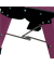 Aluminium Doppel-Klapptritt klappbar Arbeitshöhe (max.): 2.20 m Krause Treppy PlusLine 130358 Pink 1.8 kg