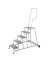 Aluminium Montagetritt fahrbar Arbeitshöhe (max.): 3.00 m Krause  805102 Silber 16.5 kg