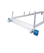 Aluminium Montagetritt fahrbar Arbeitshöhe (max.): 3.00 m Krause  805102 Silber 16.5 kg