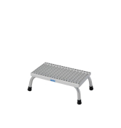 Aluminium Montagetritt  Arbeitshöhe (max.): 2.20 m Krause  805317 Silber 2.5 kg