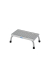 Aluminium Montagetritt  Arbeitshöhe (max.): 2.20 m Krause  805317 Silber 2.5 kg