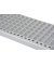 Aluminium Montagetritt  Arbeitshöhe (max.): 2.20 m Krause  805317 Silber 2.5 kg